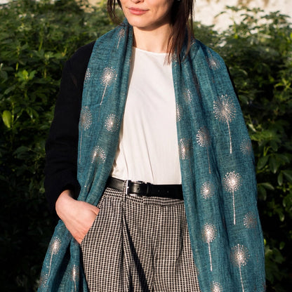 Studio Hop Scarves Studio Hop Thinking of You Rose Gold Dandelion Scarf 63206110 Studio Hop Thinking of You Rose Gold Dandelion Scarf