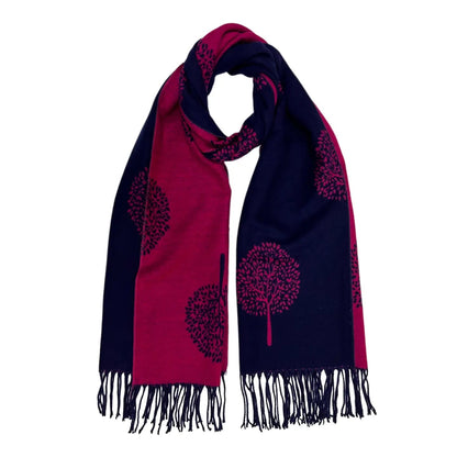 London Scarves Scarves Tree of Life Reversible Cashmere Scarf - Multiple Colors Tree of Life Reversible Cashmere Scarf - Multiple Colors