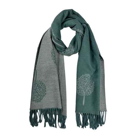 London Scarves Scarves Tree of Life Reversible Cashmere Scarf - Multiple Colors Tree of Life Reversible Cashmere Scarf - Multiple Colors