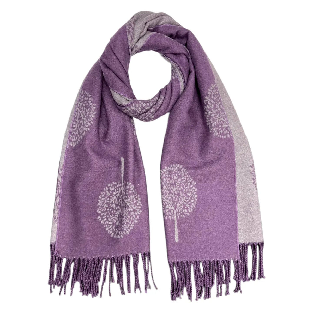London Scarves Scarves Tree of Life Reversible Cashmere Scarf - Multiple Colors Tree of Life Reversible Cashmere Scarf - Multiple Colors