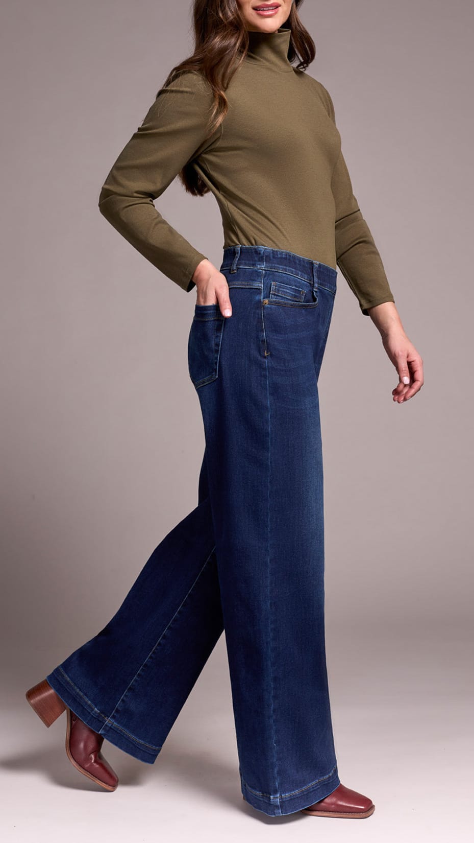 Tribal Pants Tribal Audrey Boundless Stretch Denim Flare Jeans - Multiple Colors Tribal Audrey Boundless Stretch Denim Flare Jeans - Multiple Colors