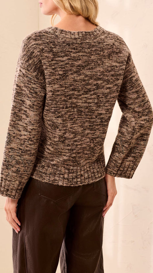 Tribal Sweaters Tribal Lofty Crew Neck Sweater Tribal Lofty Crew Neck Sweater