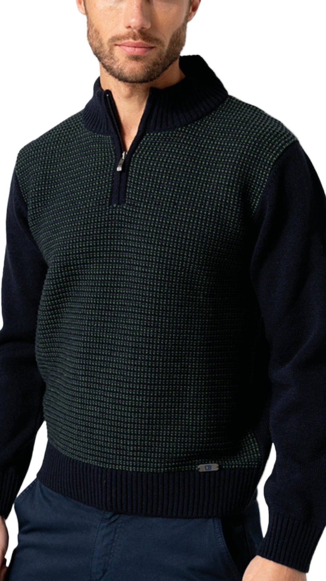Dario Beltran Knit 1/4 Zip Pullover
