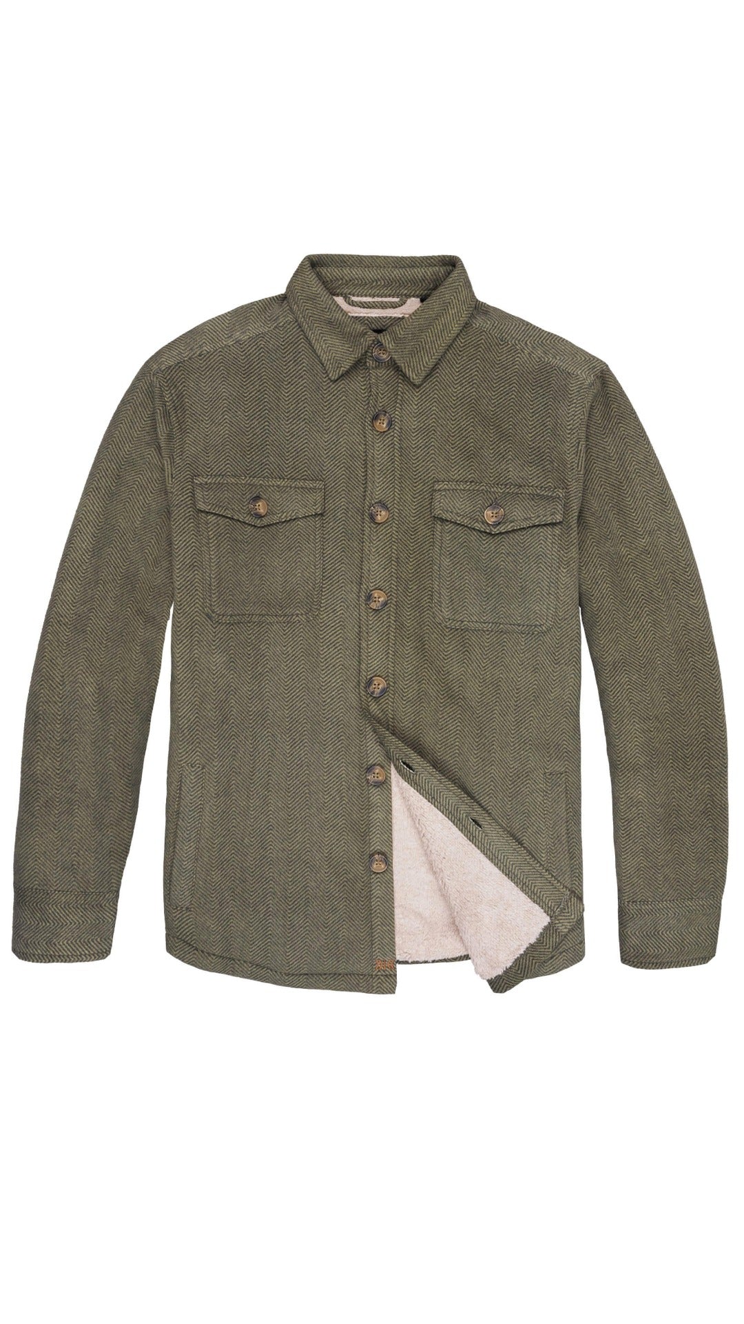 Dkota Grizzly Rocco Sherpa Lined Overshirt