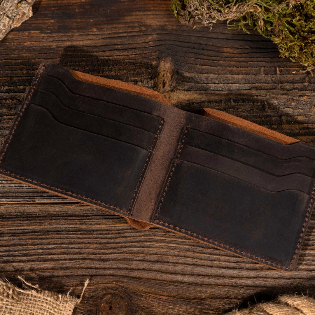 American Leather Goods Bifold Wallet - Multiple Colors