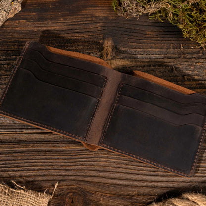 American Leather Goods Bifold Wallet - Multiple Colors