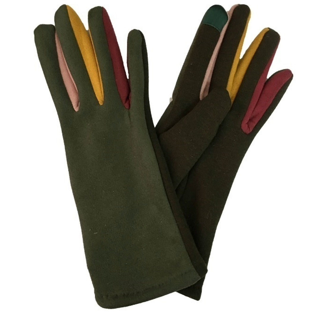 Multi Colored Touch Screen Gloves - Multiple Colors