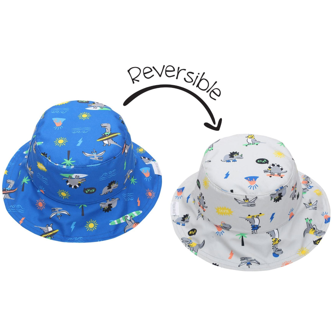 Kids Reversible UPF50+ Bucket Hat - Multiple Patterns