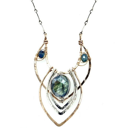 Art By Any Means Sound Wave Labradorite Necklace