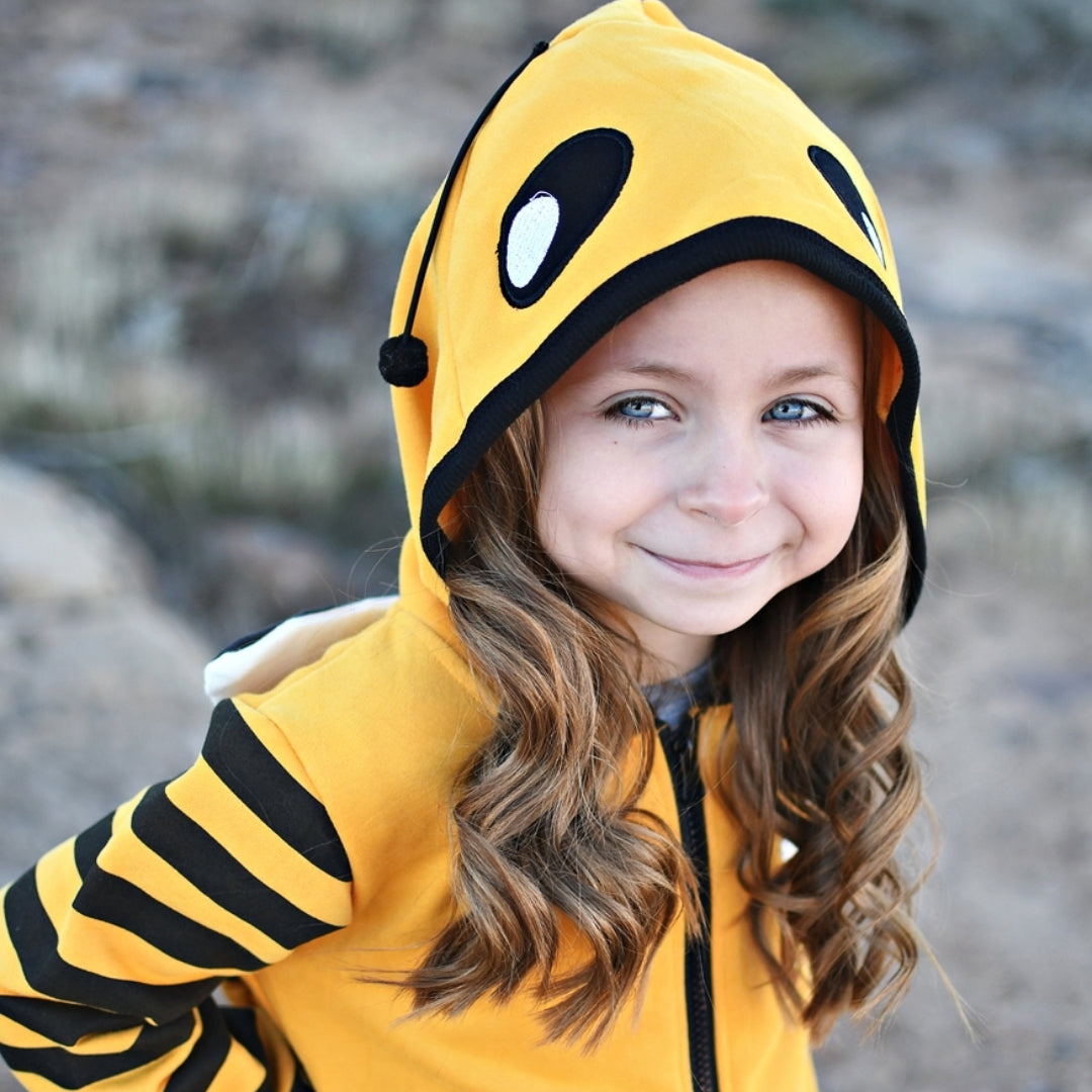 Doodle Pants Buzz the Bee 3D Backpack Hoodie