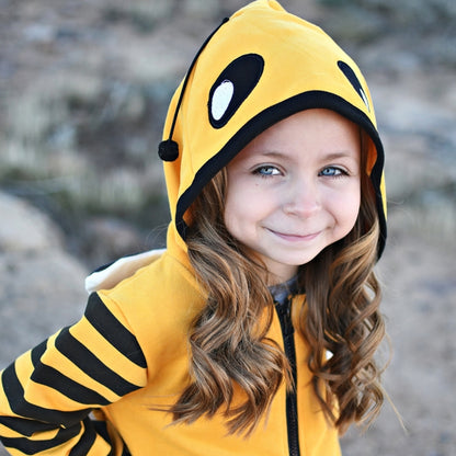 Doodle Pants Buzz the Bee 3D Backpack Hoodie