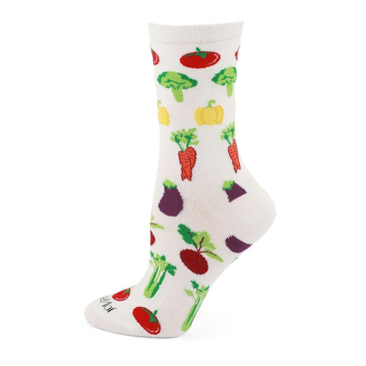 MeMoi Vegetable Bamboo Crew Socks