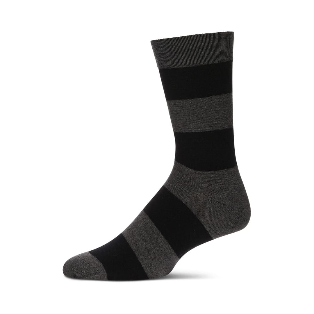 MeMoi Men's Socks MeMoi Men's Rugby Striped Luxuriously Soft Cashmere Crew Socks - Multiple Colors 07779038 MeMoi Men's Rugby Striped Luxuriously Soft Cashmere Crew Socks - Multiple Colors