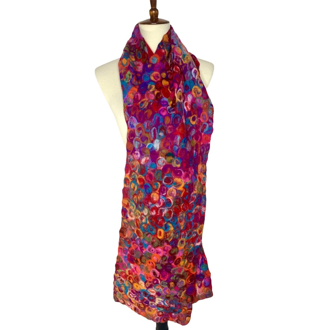 Pomegranate Moon Confetti Scarf