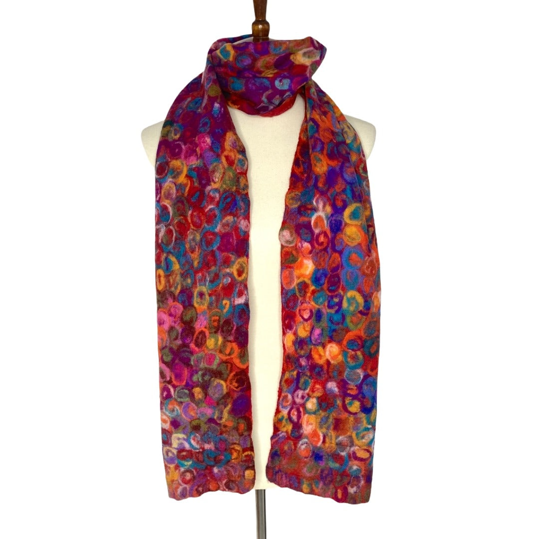 Pomegranate Moon Confetti Scarf