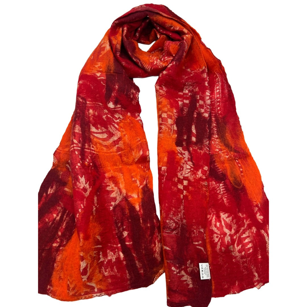 Felt Sari Scarf - Multiple Colors