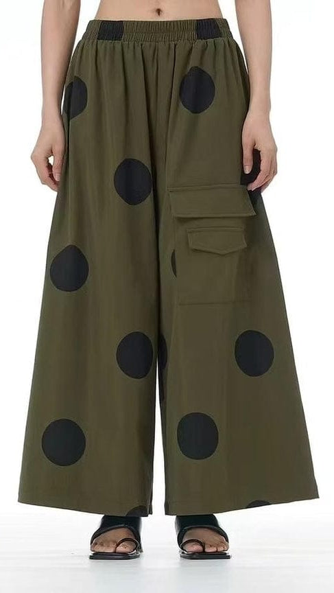 Vanite Pants Vanite Dot Pant with Cargo Pocket 99914206 Vanite Dot Pant with Cargo Pocket