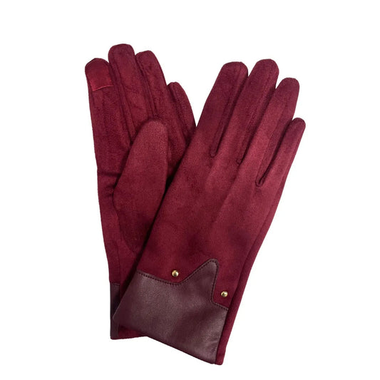 Marcus Adler Gloves Vegan Leather Suede Gloves Vegan Leather Suede Gloves