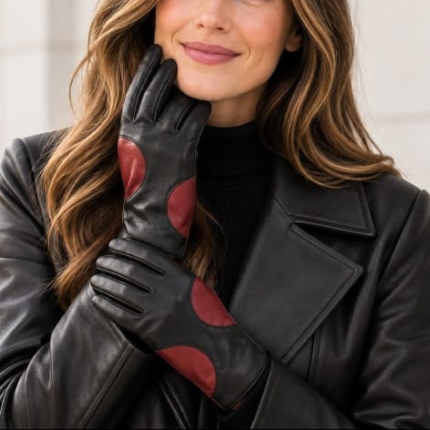 Marcus Adler Gloves Vegan Polka Dot Gloves Vegan Polka Dot Gloves