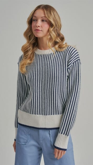 BON Sweaters Vertical Stripe Textured Sweater - Multiple Colors Vertical Stripe Textured Sweater - Multiple Colors