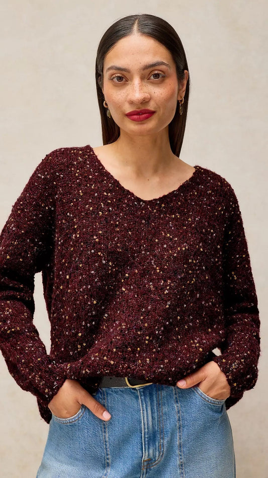 White Stuff Sweaters Textured V-Neck Sweater - Multiple Colors 72131550 Textured V-Neck Sweater - Multiple Colors