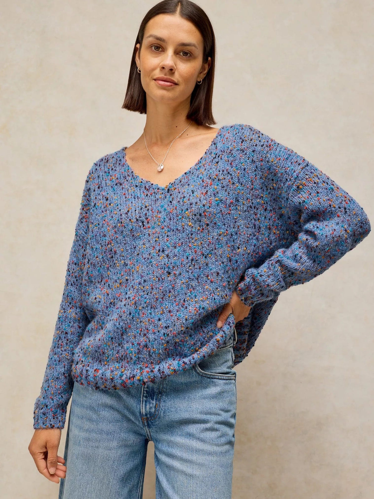 White Stuff Sweaters Textured V-Neck Sweater - Multiple Colors 49554398 Textured V-Neck Sweater - Multiple Colors