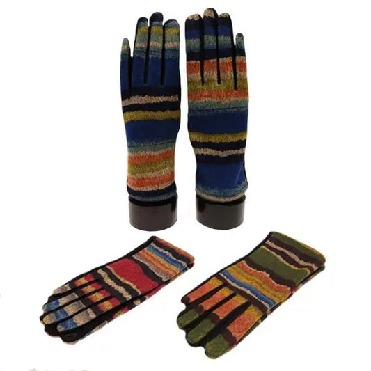 Wool Ombre Touch Screen Gloves - Multiple Colors