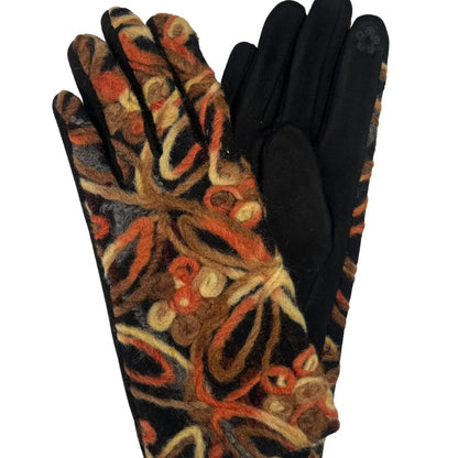 Marcus Adler Gloves Yarn Print Gloves - Multiple Colors Yarn Print Gloves - Multiple Colors
