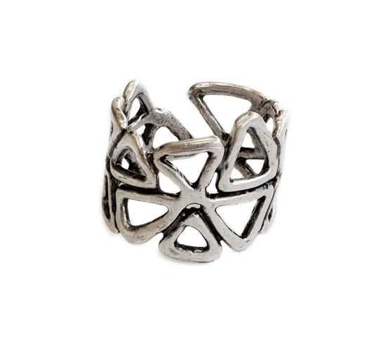 Chanour Turkish Silver Adjustable Ring - #ZRC-035