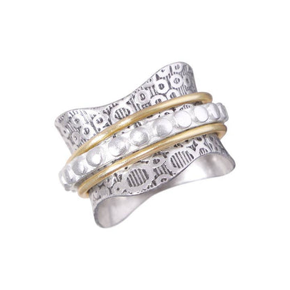 Zoey Simmons Rings Zoey Simmons Hammered Detail Spinner Ring 85314526 Zoey Simmons Hammered Detail Spinner Ring