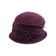 Jeanne Simmons Boiled Wool Ribbed Cap - Multiple Colors