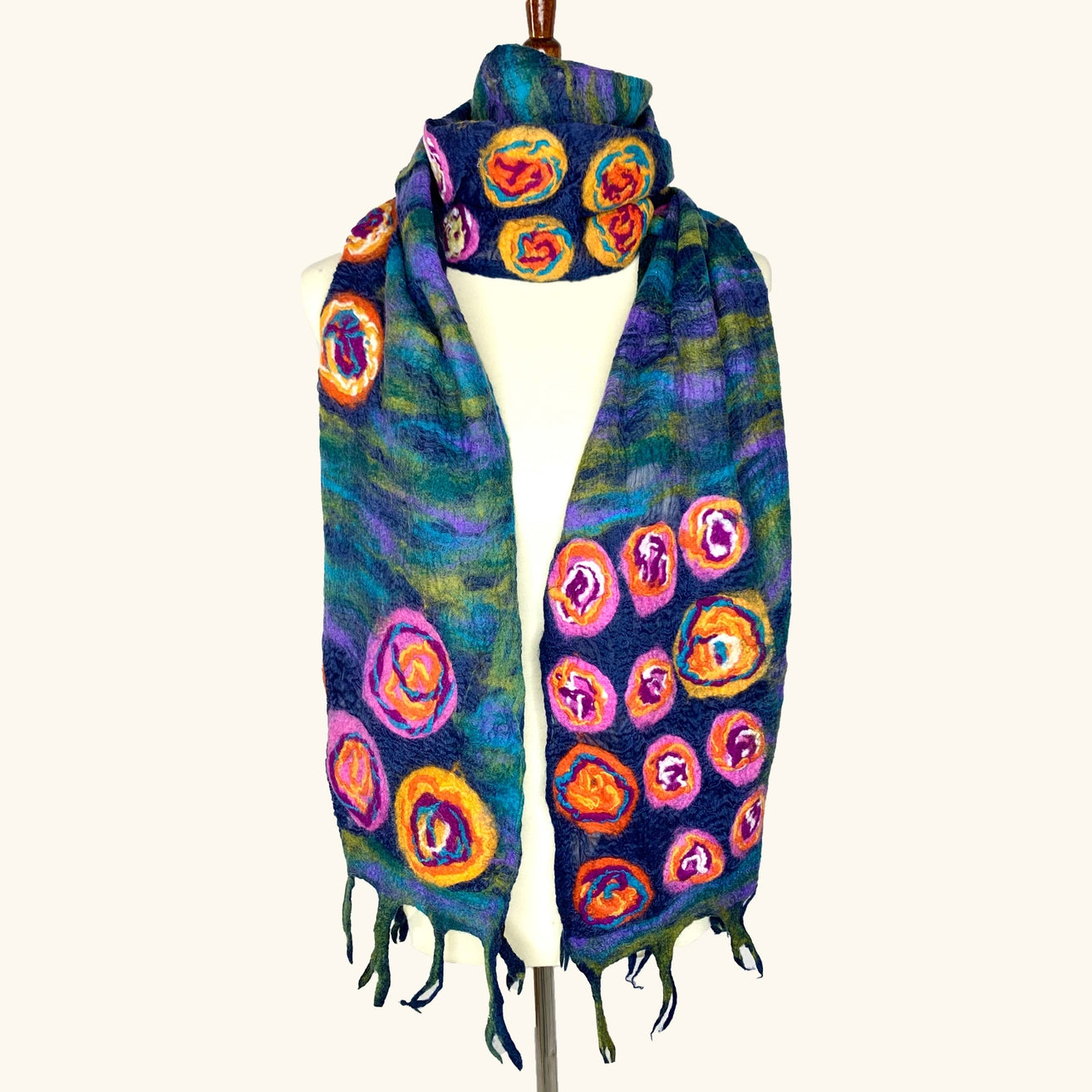 Pomegranate Moon Monet Inspired Scarf