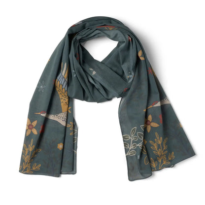 Quintessential Scarves Quintessential Crane Organic Cotton Scarf 32311518 Quintessential Crane Organic Cotton Scarf