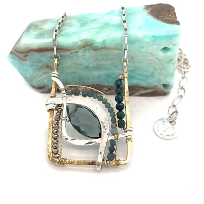 Art By Any Means Glass of Water Necklace