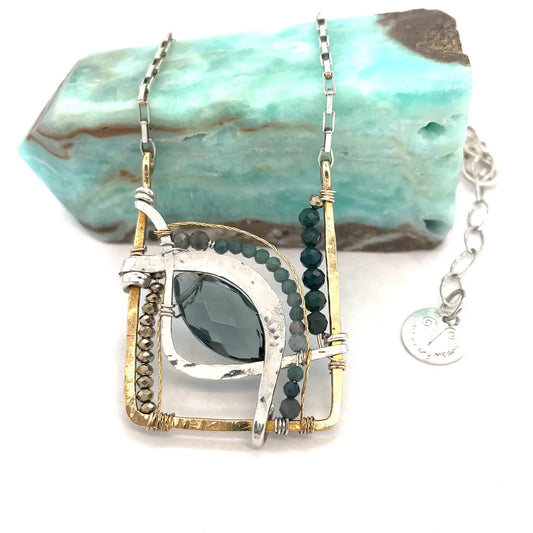 Art By Any Means Glass Of Water Necklace