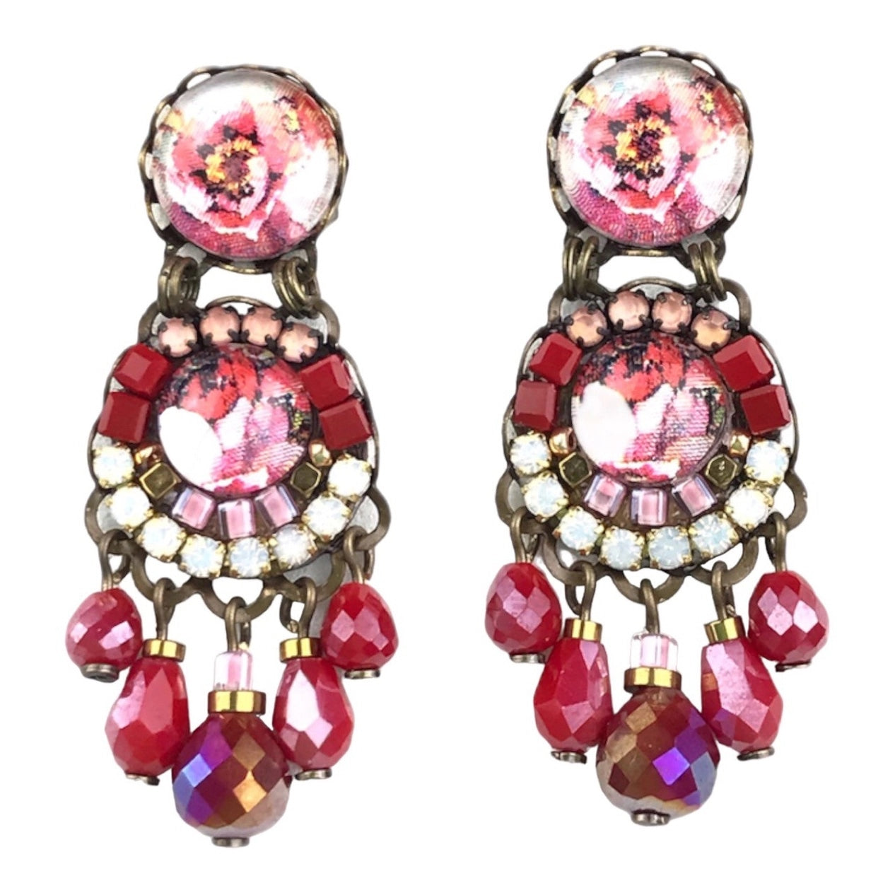 NEW Melizi Jewelry Cherise Crystal Earrings