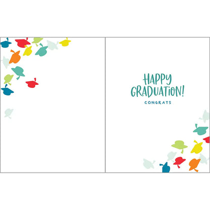 Gina B Designs Colorful Hat Toss Card