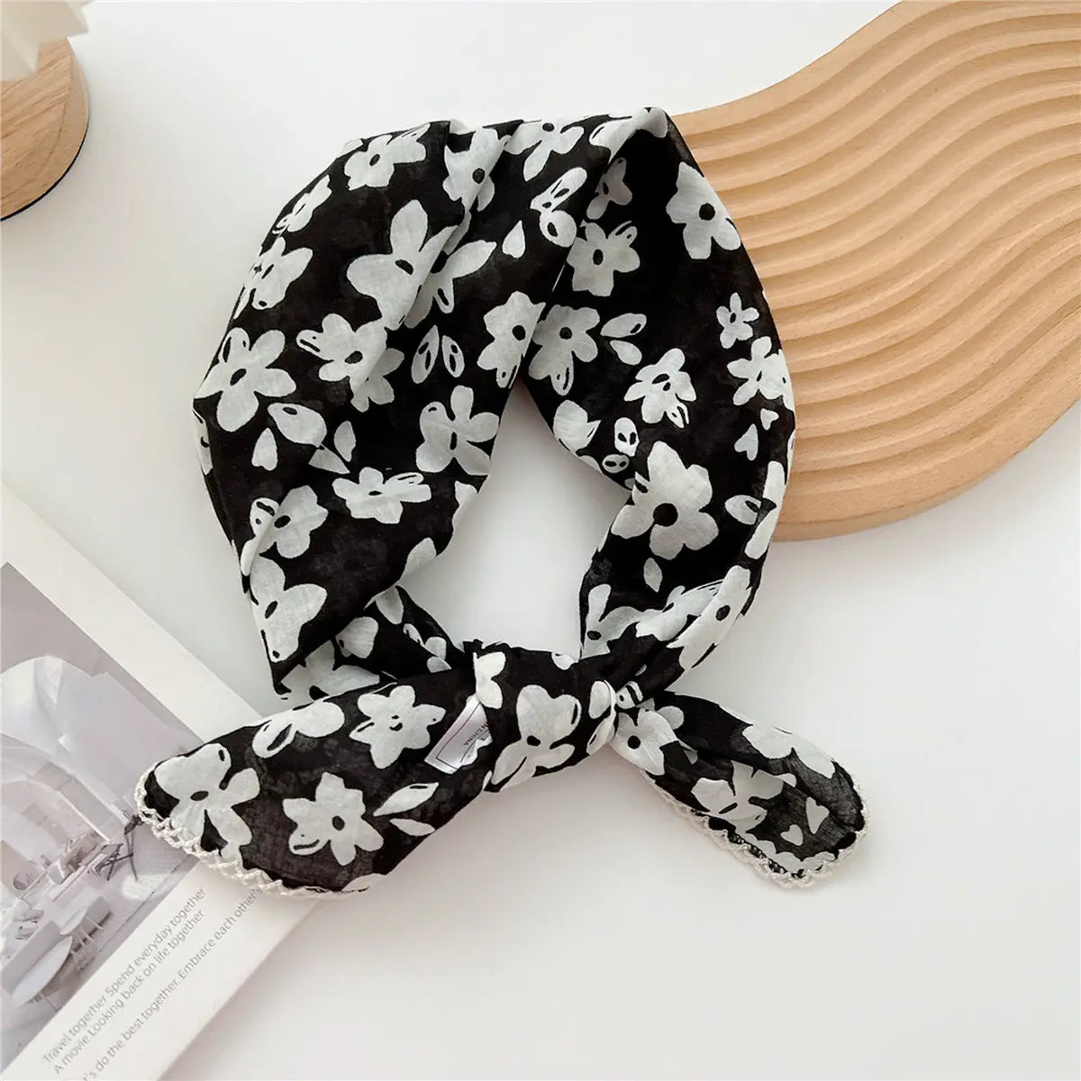 Square Print Scarf