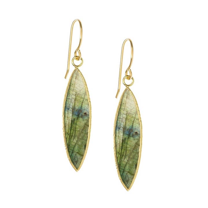 Laura J Designs Earrings Laura J Designs Labradorite Marquise Earrings 21319646 Laura J Designs Labradorite Marquise Earrings