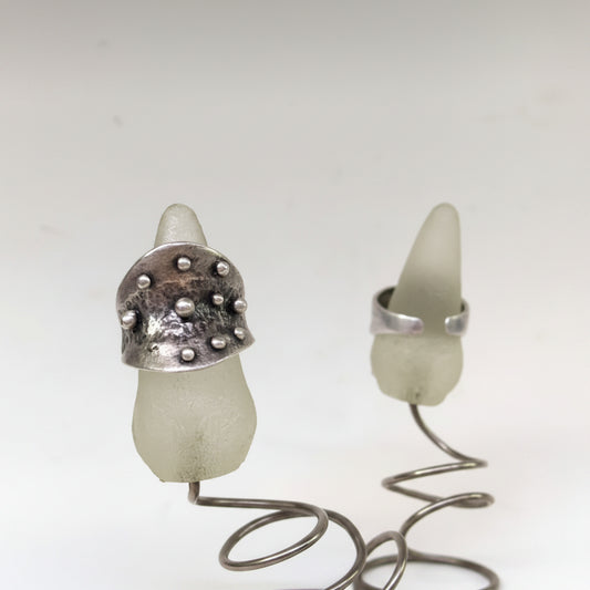 Volare Rings Volare Small Bead Accent Adjustable Ring - #4BR91s 86617310 Volare Small Bead Accent Adjustable Ring - #4BR91s
