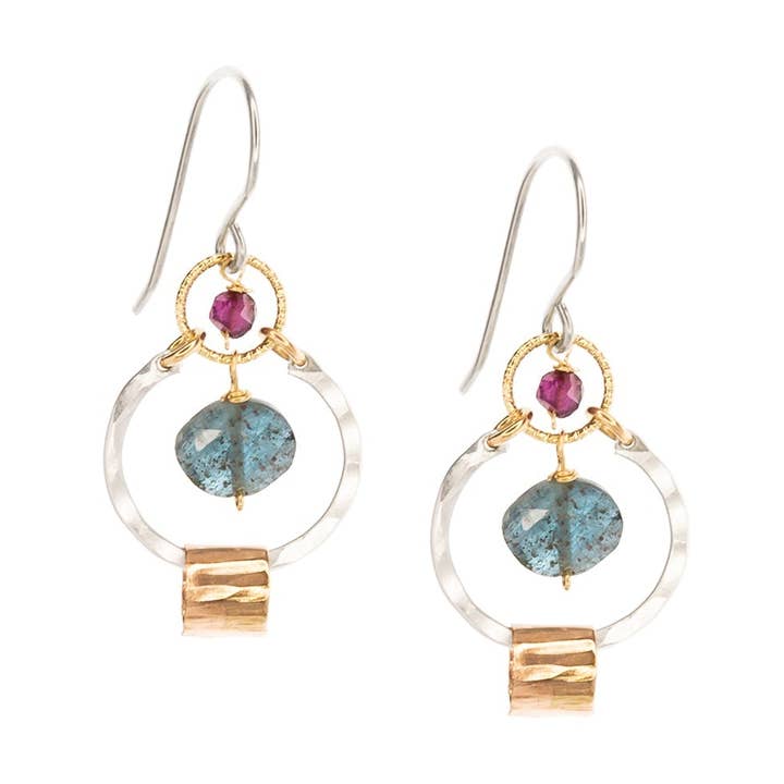 Laura J Designs Earrings Laura J Designs Kyanite Dusk Earrings 88887262 Laura J Designs Kyanite Dusk Earrings