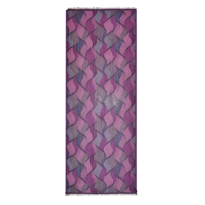 Dupatta Cressida Striped Leaf Print Scarf - Multiple Colors