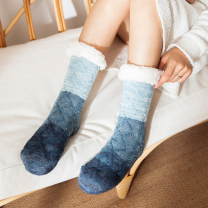 Plush Slipper Socks - Multiple Colors