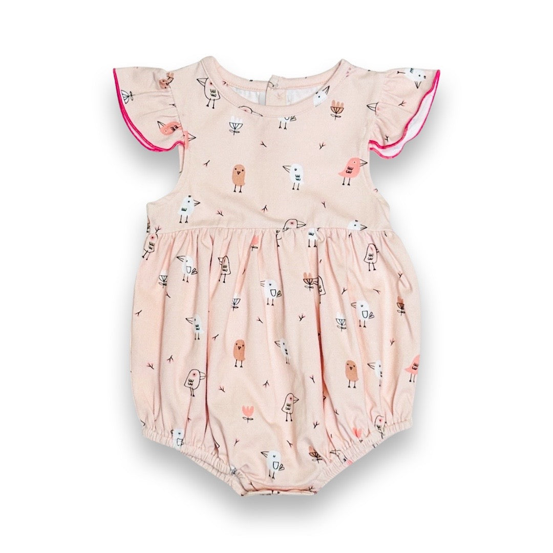 Viverano Organics Bird Ruffle Romper