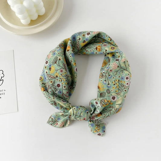Square Print Scarf - Multiple Colors