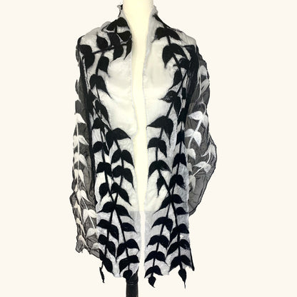 Pomegranate Moon Split Vine Scarf
