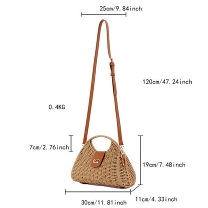 ACCITY Bags Fashionable Paper Rope Woven Bag Fashionable Paper Rope Woven Bag