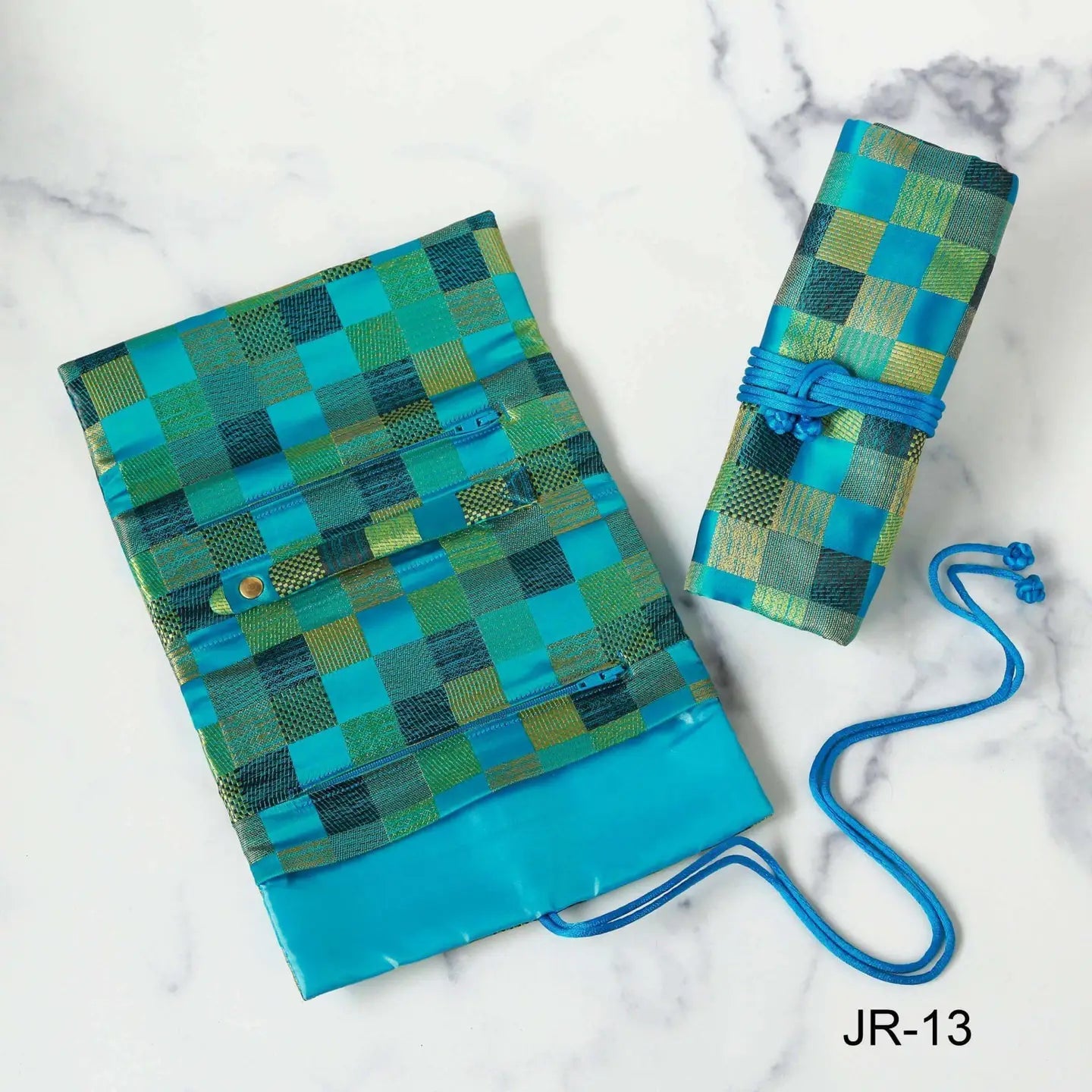 Brocade Jewelry Roll - Multiple Patterns