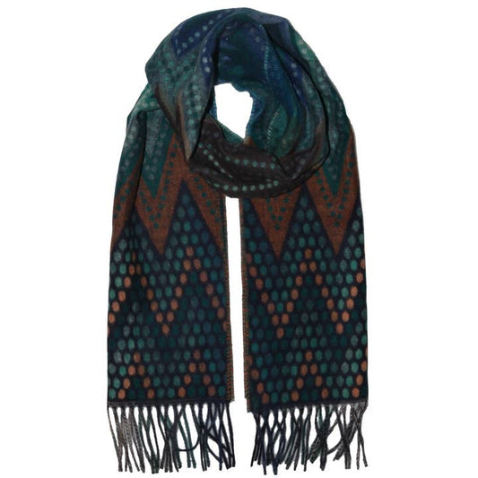 Fraas Zigzag Dot Scarf - Multiple Colors