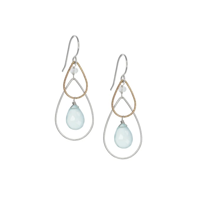 Laura J Designs Earrings Laura J Designs Chalcedony Waves Earrings 35795166 Laura J Designs Chalcedony Waves Earrings